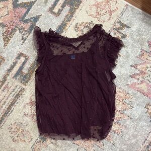 Elegant Sheer Black Top